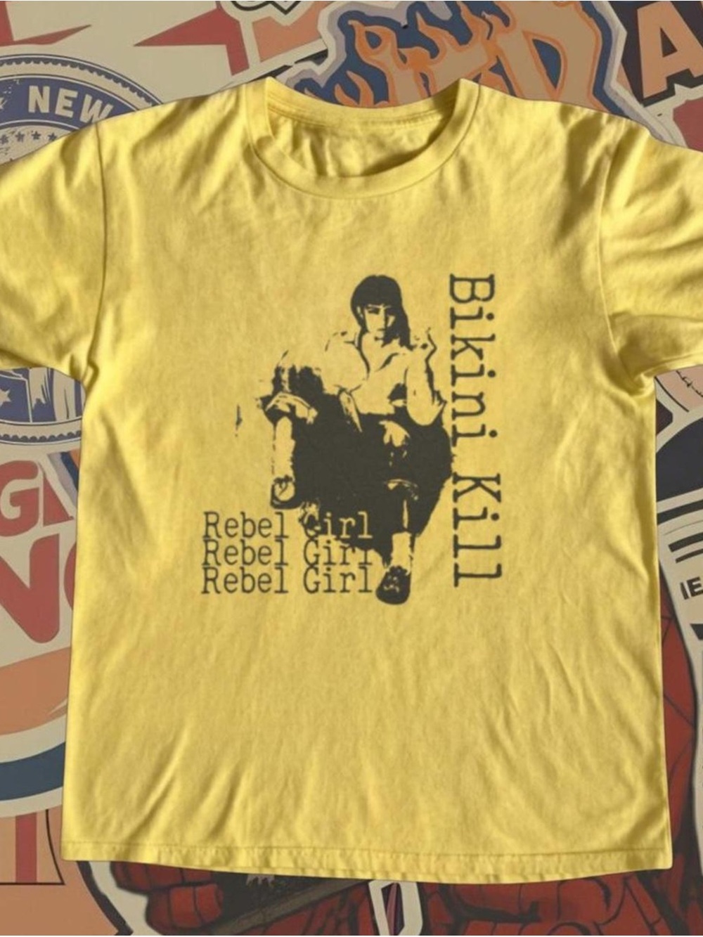 Bikini Kill "Rebel Girl" Yellow